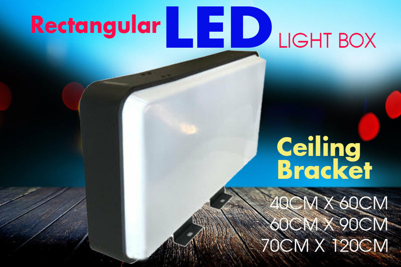 Double Side Rectangular Vacuum - Ceiling Bracket LED Light box