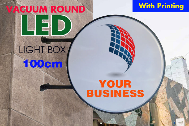 Try - 100cm Vacuum Round LED Light box