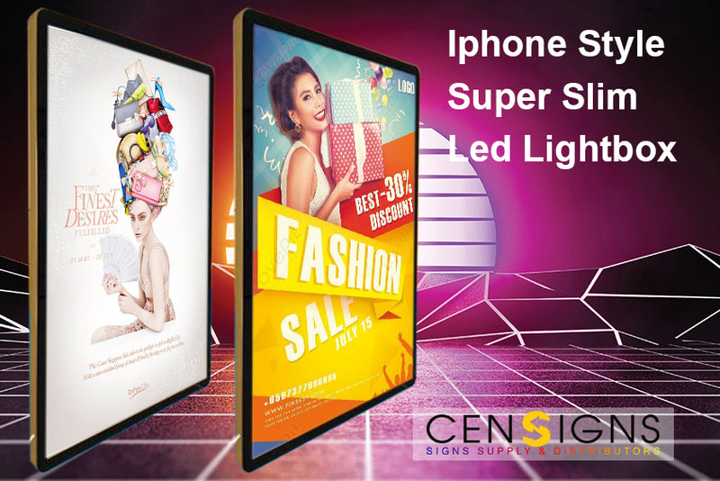 Why should businesses use Super Slim light boxes?
