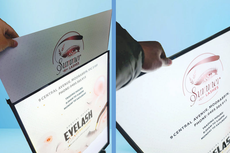 Slim Lightbox with Stand