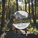 120cm Vacuum Round LED Light box