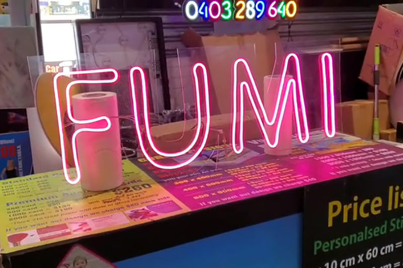 3D Illuminated Letters