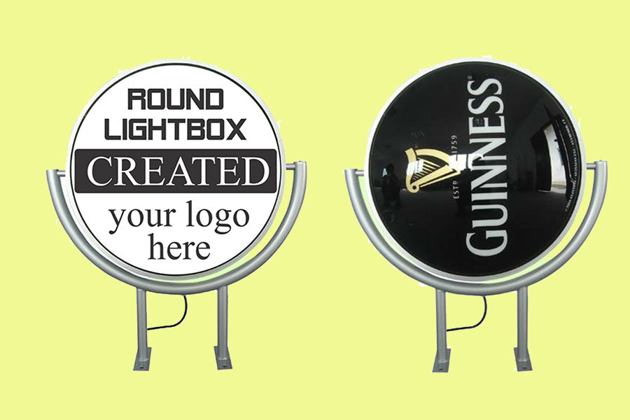50cm Rotating Round LED Light-box