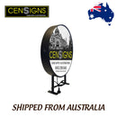 50cm Flat Black Round LED Light box