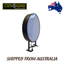 80cm Flat Black Round LED Light box