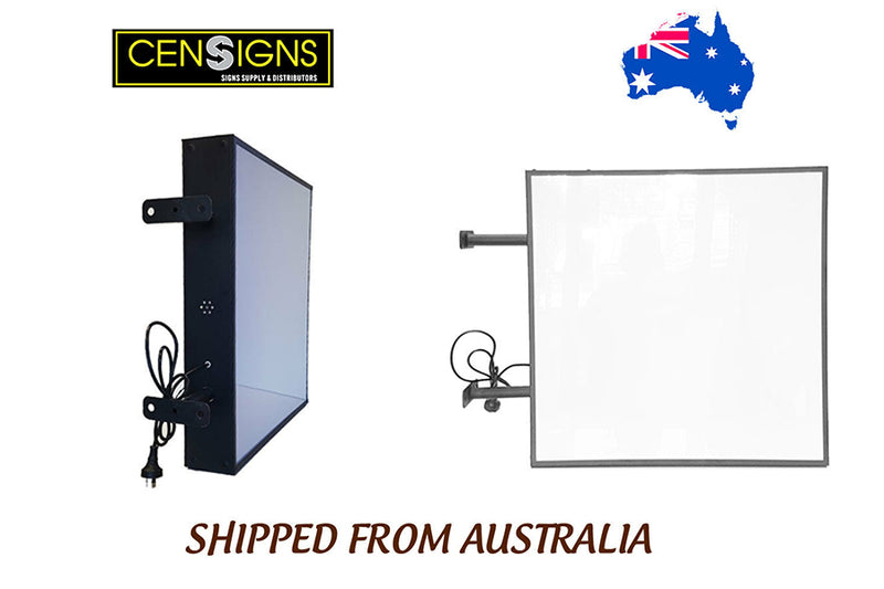 40cm Black Square - LED Light box