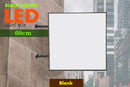 60cm Black Square - LED Light box