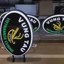 Double Side Oval - Wall Bracket LED Light box