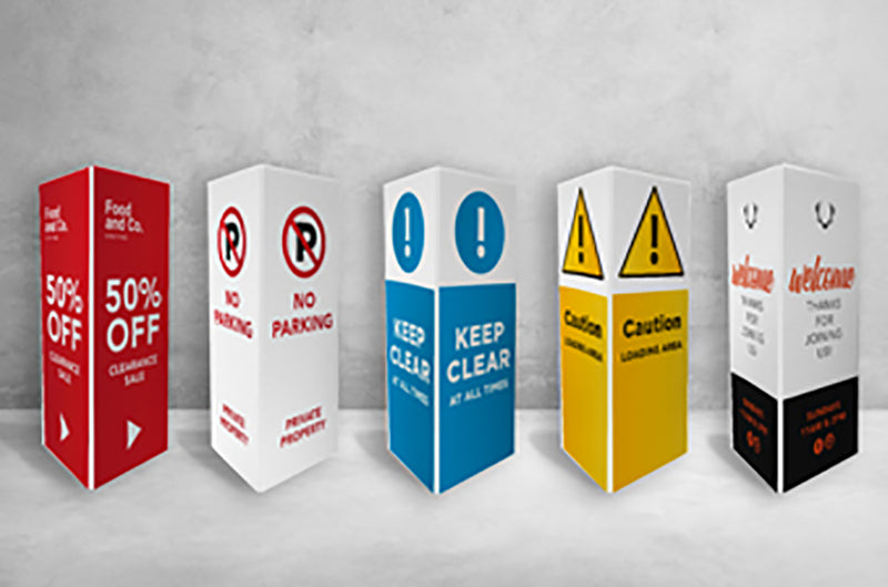 Bollard Signs