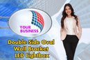 Double Side Oval - Wall Bracket LED Light box