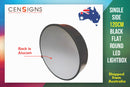 120cm Black Flat Round LED Lightbox