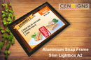 Aluminum Snap Frame Slim Light Box A2