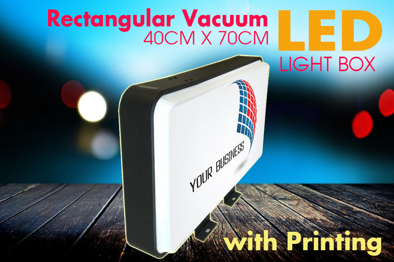 Double Side Rectangular Vacuum - Ceiling Bracket LED Light box