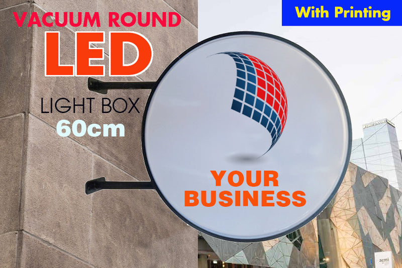 60cm Vacuum Round LED Light box