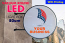 80cm Vacuum Round LED Light box