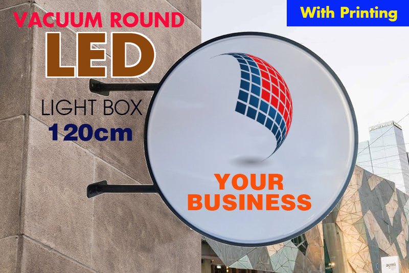 120cm Vacuum Round LED Light box